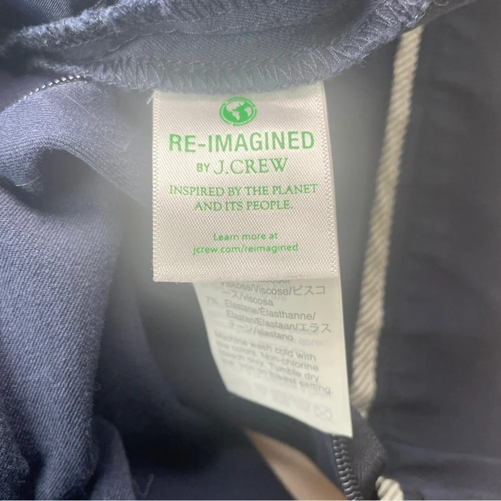 J. Crew Blue Navy Women’s Trouser Pant Slim Size 6